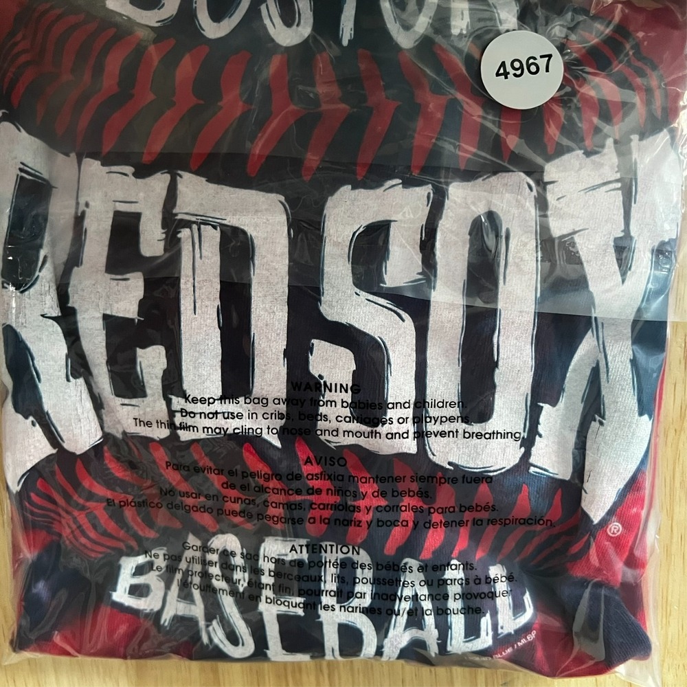 Liquid Blue MLB Boston Red Sox Burst Tie Dye T-Shirt Mens XL Red Navy Blue - Picture 12 of 12